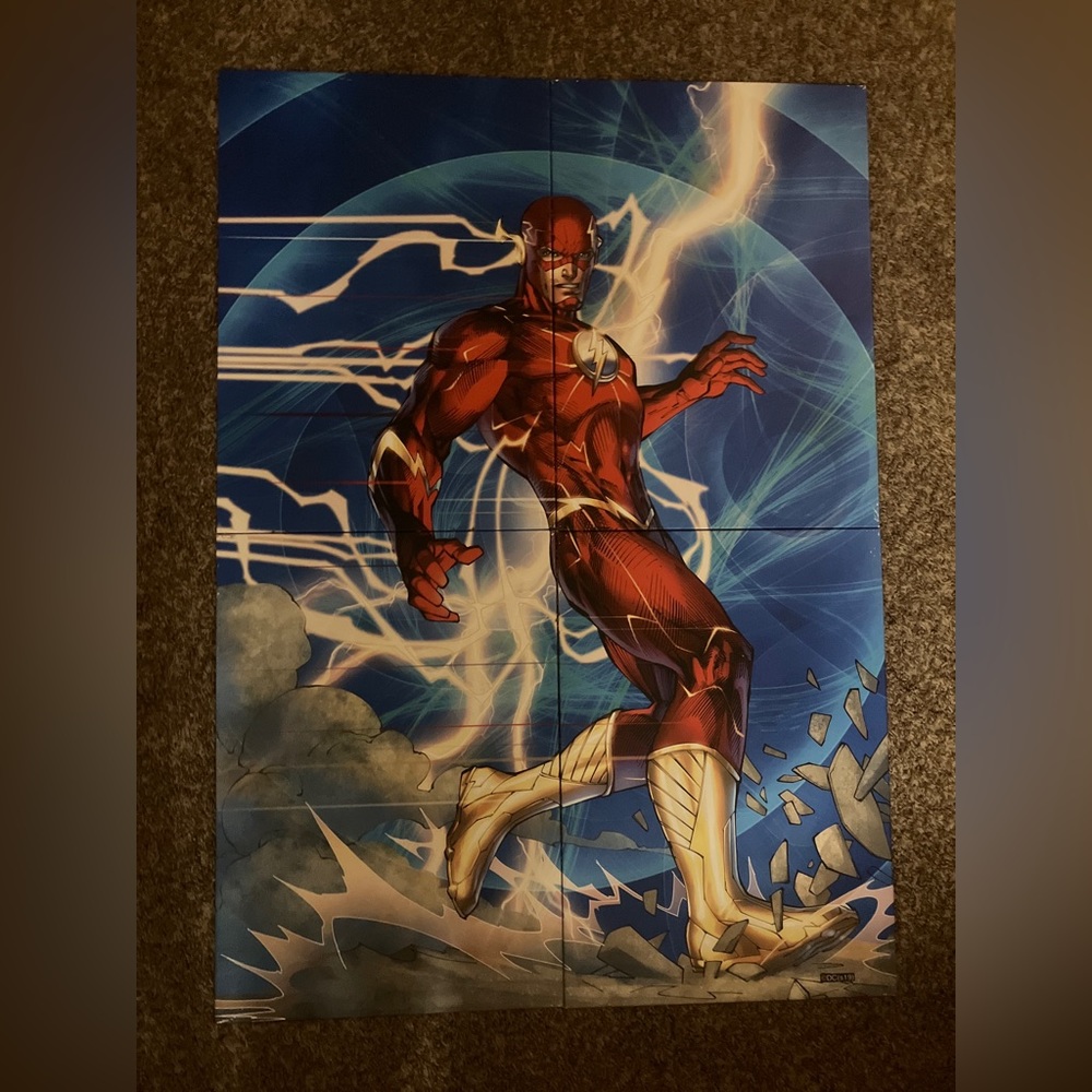 The flash displate poster